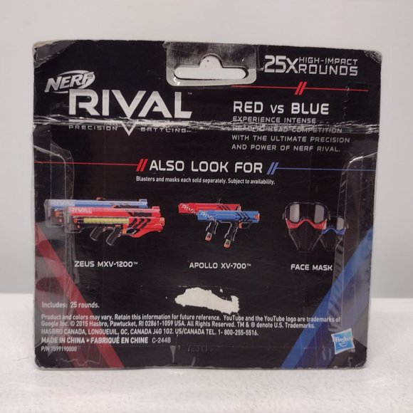 Brand NEW! Nerf Standart Darts (100pc) & Rival Hi-Impact Round Bullets (25pk) - Picture 4 of 4